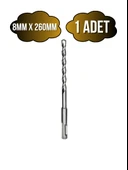 Beton Hilti Ucu Duvar Delme Hilti Delici Matkap Ucu(DELİCİ) 8mm x 260mm - 1