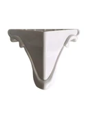 Lükens Şeritli 11cm Plastik Ayak Mobilya Masa ve Dolap Ayağı(BEYAZ)(11CM) Beyaz 11cm 11cm - 2 ADET thumbnail 6
