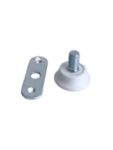 Beyaz Bingo Ayarlanabilir Ayak 8mm Vidalı Masa Ayağı(TAKIM)(EN DÜŞÜK YÜK:13MM EN BÜYÜK YÜK:22MM) Beyaz BEYAZ - 4 ADET - 4