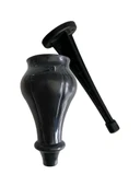 Tombul Siyah 15cm Plastik Ayak Mobilya Masa ve Dolap Ayağı(SİYAH)(15CM) Siyah 15cm 15cm - 4 ADET thumbnail 4