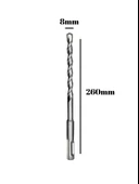 Beton Hilti Ucu Duvar Delme Hilti Delici Matkap Ucu(DELİCİ) 8mm x 260mm - 4