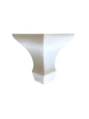 Lükens Beyaz 8cm Plastik Ayak Mobilya Masa ve Dolap Ayağı(8CM)(BEYAZ) Beyaz 8cm 8cm - 2 ADET thumbnail 6