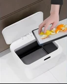 18 Litre Sensörlü Otomatik Çöp Kovası Ofis Mutfak Banyo Balkon Çöp Kovası thumbnail 6