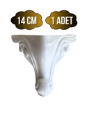 Sultan Lükens Desenli 14CM Beyaz Plastik Ayak Mobilya Masa ve Dolap Ayağı(14CM)(BEYAZ) Beyaz 14cm 14cm - 1 ADET thumbnail 1