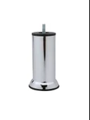 Metal Ayak Vidalı Pasolu Mobilya Yatak Koltuk Baza Ayağı(METAL)(10CM - 12CM - 15CM)(8MM)(VİDALI) Krom 10cm 10cm - 1 ADET thumbnail 2