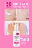 Dermaderm 3 Adet +50 SPF Pink Tone Aydınlatıcı Ton Eşitleyici Yüz Bakım ve Güneş Kremi 3 x 100 ml. - 6