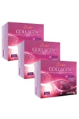 3 Kutu Collagen Tip 1,2,3 Kolajen L-ornitin, Hyaluronik Asit Ve Vitamin C Içeren 30 Saşe 12100 Mg - 1