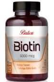 Biotin 300 Mg 60 Tablet Takviye Edici Gıda - 1