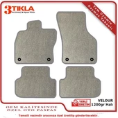 Opel Astra G 1998-2004 Lüks Halı Paspas Seti Gri - 2