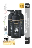 Softto Plus Black Hair Beyaz Kapatıcı Doğal Görünüm Sağlayan Boya Şampuan 350 ml X 3 Adet - 1