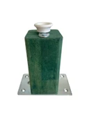 Kale Ayarlı Ahşap Ayak Mobilya Masa ve Dolap Ayağı(YEŞİL)(KAYIN/GÜRGEN AĞACI) Yeşil 15cm 15cm - 2 ADET thumbnail 3