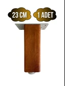 Kale Ayarlı Ahşap Ayak Mobilya Masa ve Dolap Ayağı(CEVİZ)(KAYIN/GÜRGEN AĞACI) Ceviz 23cm 23cm - 1 ADET thumbnail 1