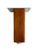 Kale Ayarlı Ahşap Ayak Mobilya Masa ve Dolap Ayağı(CEVİZ)(KAYIN/GÜRGEN AĞACI) Ceviz 18cm 18cm - 4 ADET thumbnail 2