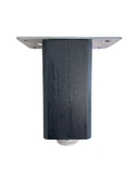 Kale Ayarlı Ahşap Ayak Mobilya Masa ve Dolap Ayağı(ANTRASİT)(KAYIN/GÜRGEN AĞACI) Antrasit 12cm 12cm - 2 ADET thumbnail 2