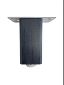 Kale Ayarlı Ahşap Ayak Mobilya Masa ve Dolap Ayağı(ANTRASİT)(KAYIN/GÜRGEN AĞACI) Antrasit 15cm 15cm - 4 ADET thumbnail 2