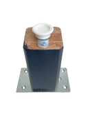 Kale Ayarlı Ahşap Ayak Mobilya Masa ve Dolap Ayağı(ANTRASİT)(KAYIN/GÜRGEN AĞACI) Antrasit 12cm 12cm - 1 ADET thumbnail 4