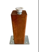 Kale Ayarlı Ahşap Ayak Mobilya Masa ve Dolap Ayağı(CEVİZ)(KAYIN/GÜRGEN AĞACI) Ceviz 18cm 18cm - 4 ADET thumbnail 3