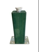 Kale Ayarlı Ahşap Ayak Mobilya Masa ve Dolap Ayağı(YEŞİL)(KAYIN/GÜRGEN AĞACI) Yeşil 23cm 23cm - 2 ADET thumbnail 3