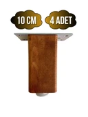 Kale Ayarlı Ahşap Ayak Mobilya Masa ve Dolap Ayağı(CEVİZ)(KAYIN/GÜRGEN AĞACI) Ceviz 10cm 10cm - 4 ADET thumbnail 1