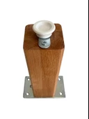 Kale Ayarlı Ahşap Ayak Mobilya Masa ve Dolap Ayağı(KAYIN)(KAYIN/GÜRGEN AĞACI) Ahşap Rengi 23cm 23cm - 4 ADET thumbnail 4