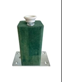 Kale Ayarlı Ahşap Ayak Mobilya Masa ve Dolap Ayağı(YEŞİL)(KAYIN/GÜRGEN AĞACI) Yeşil 8cm 8cm - 2 ADET thumbnail 3