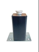 Kale Ayarlı Ahşap Ayak Mobilya Masa ve Dolap Ayağı(ANTRASİT)(KAYIN/GÜRGEN AĞACI) Antrasit 12cm 12cm - 2 ADET thumbnail 3