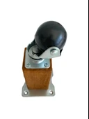 Kale Ahşap Top Tekerli Ayak Mobilya Masa Dolap Tekerli Ayağı(FRENSİZ)(12CM - 15CM)(KAYIN AĞACI) Ceviz 15cm 15cm - 4 ADET thumbnail 4