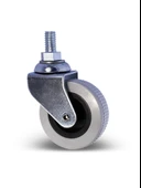 10mm Vidalı Frensiz Sandalye Tekeri Koltuk ve Sehpa Tekeri(50MM)(KROM - GRİ)(FRENSİZ)(10MM)(VİDALI) Gri GRİ - 2 ADET - 2