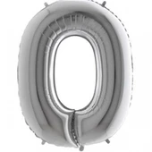 Gümüş Rengi Folyo Balon 1 Metre thumbnail 2