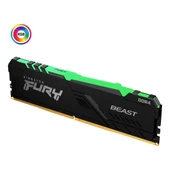 Kingston Fury Beast RGB 8GB KF432C16BBA/8 (1x8GB) DDR4 3200MHz CL16 Masaüstü PC Bellek - 4
