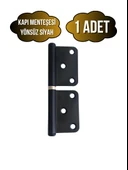 Siyah Yönsüz Kapı Menteşesi Ahşap Kapı Menteşesi(SİYAH) Siyah SİYAH - 1 ADET thumbnail 1