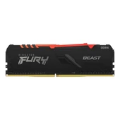 Kingston Fury Beast RGB 8GB KF432C16BBA/8 (1x8GB) DDR4 3200MHz CL16 Masaüstü PC Bellek - 1