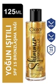 Okiro Shimmer Spf 15 E Vitaminli Besleyici Işıltılı Bronzlaştırıcı Yağ 125 ml. - 2