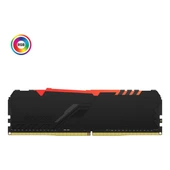 Kingston Fury Beast RGB 8GB KF432C16BBA/8 (1x8GB) DDR4 3200MHz CL16 Masaüstü PC Bellek - 2
