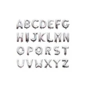 Gümüş Rengi Folyo Balon 1 Metre thumbnail 3