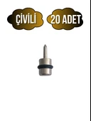 Metal Çivili Raf Pimi Dolap Raf Altı Pimi(ÇİVİLİ)(METAL) Krom KROM - 20 ADET - 1