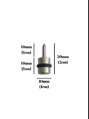 Metal Çivili Raf Pimi Dolap Raf Altı Pimi(ÇİVİLİ)(METAL) Krom KROM - 20 ADET - 4