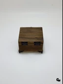 Doğal Ahşap Yakma Takı Kutusu Ahşap Saklama Kutusu(BEYAZ ÇAM)(BOY:12CM EN:12CM Yük:8CM) Ahşap Rengi BOY:12cm EN:12cm YÜK:8cm - 6