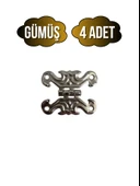 Kelebek Tavla Menteşesi Mobilya Kutu Menteşesi(GÜMÜŞ)(EN:3CM BOY:2CM) Gümüş GÜMÜŞ - 4 ADET thumbnail 1