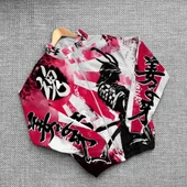 Unisex Dijital Baskılı Paraşüt Rüzgarlık - Renkli thumbnail 1