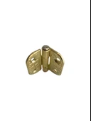 Tavla Menteşesi Stoplu Mobilya Kutu Menteşesi(ALTIN)(EN:3CM BOY:3CM) Altın ALTIN - 8 ADET thumbnail 4