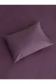 mer-tim ezberbozan ev tekstili Tek Kişilik Pamuklu Ranforce Lastiksiz Nevresim Takımı 160x220 - Gül Kurusu - 1