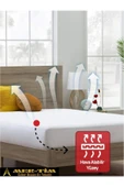 mer-tim ezberbozan ev tekstili Mer-tim Çift Kişilik Fitted Lastikli Sıvı Geçirmez Alez 160x200 - 6