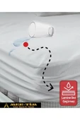 mer-tim ezberbozan ev tekstili Mer-tim Tek Kişilik Fitted Lastikli Sıvı Geçirmez Alez 100x200 - 1