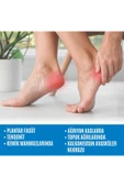 BEYAZ MEDİKAL Topuk Ağrısı için 2 Adet Silikon Kumaş Topuk Çorabı Topuk Dikeni Topuk Ağrısı Nasır Çatlak Topukluğu L/XL - 5