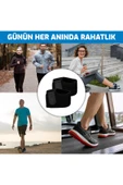 BEYAZ MEDİKAL Topuk Ağrısı için 2 Adet Silikon Kumaş Topuk Çorabı Topuk Dikeni Topuk Ağrısı Nasır Çatlak Topukluğu L/XL - 3