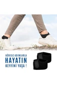 BEYAZ MEDİKAL Topuk Ağrısı için 2 Adet Silikon Kumaş Topuk Çorabı Topuk Dikeni Topuk Ağrısı Nasır Çatlak Topukluğu L/XL - 4