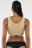VİZOR Liposuction Operasyon Sonrası Kontrollü Destek Sütyeni - Rahatlık Ve Ödem Engelleme Post Op Sütyen 3XL thumbnail 4