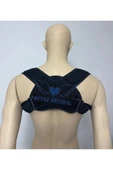 ORTHONEW Yeni Nesil Dik Duruş Korsesi Kamburluk Önleyici Korse Unisex Siyah Standart - 1