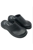 HİPOKRAT Ortopedik Sabo Terlik Doktor Hemşire Hastane Aşçı Terliği Siyah 43 - 6